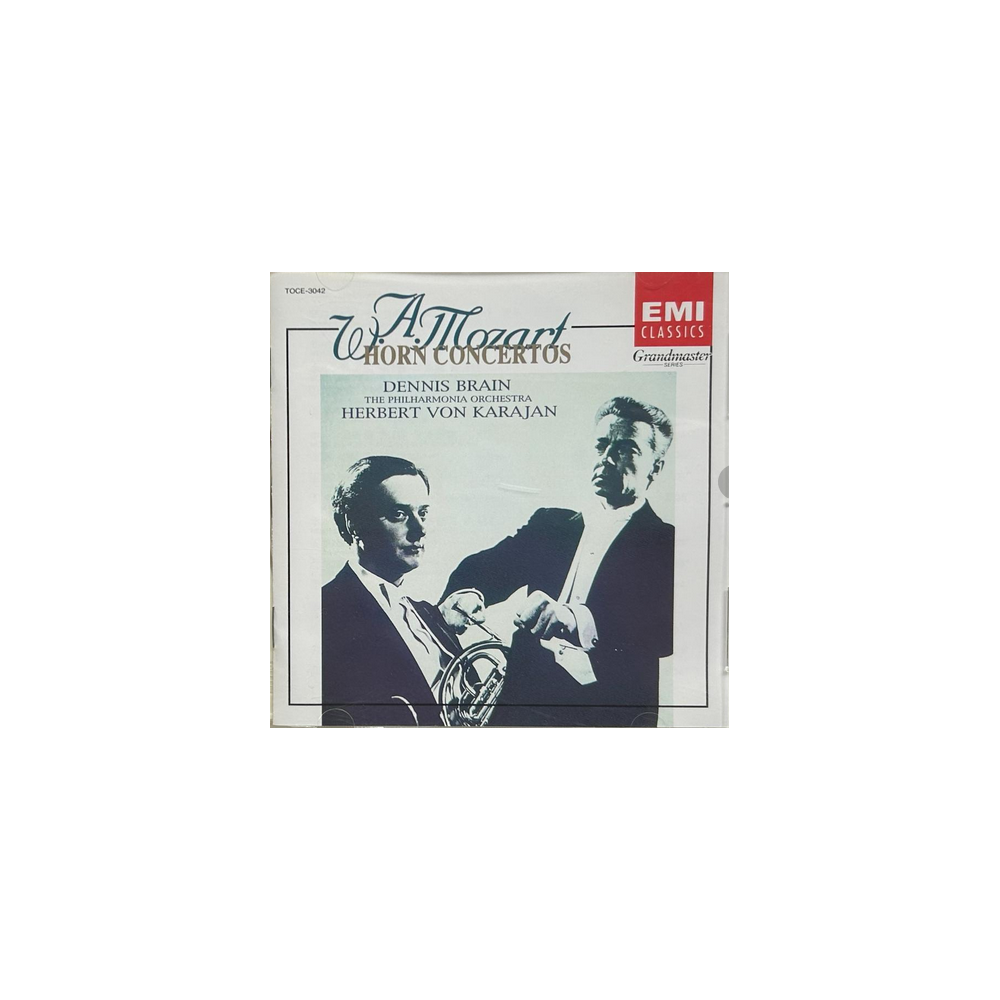 MOZART - Brain - Concerto pour cor et orchestre n°1 en ré majeur K.412 - 5 remastered by Yoshio Okazaki, import Japon..